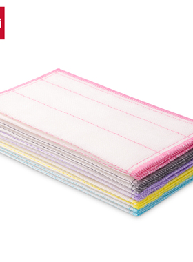 得力得心LQ394洗碗布28x28cm粘胶纤维(混色)(10片/包)