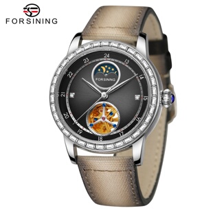 2023新款 瑞士设计男士 时尚 休闲陀飞轮全自动机械手表 forsining