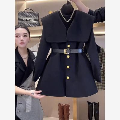 娃娃领外套女2024新款爆