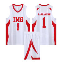 IMG University embroidered jersey custom close-knit version game basketball uniform Noah Farakan high-end DIY American narrow shoulder thumbnail 3