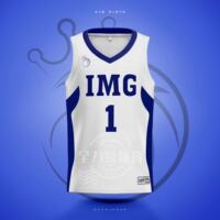 IMG University embroidered jersey custom close-knit version game basketball uniform Noah Farakan high-end DIY American narrow shoulder thumbnail 8