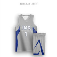 IMG University embroidered jersey custom close-knit version game basketball uniform Noah Farakan high-end DIY American narrow shoulder thumbnail 5