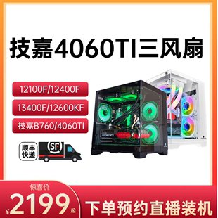 13400F 12400F 12100F 技嘉4060TI 12600KF 猎鹰三风扇 13700KF