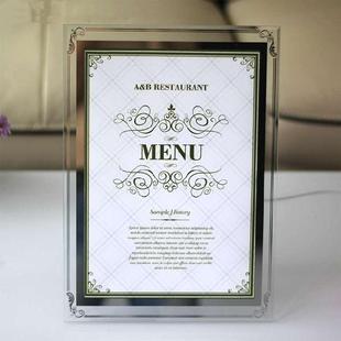 荣誉证书框奖状框带支架摆挂B5a4纸桌面奖牌竖版摆放架A5授牌餐厅