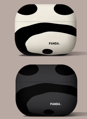 适用airpods4保护套苹果蓝牙耳机壳Air Pods4保护壳主动降噪AirPodsPro2全包防摔熊猫卡通新款4代耳机套高级