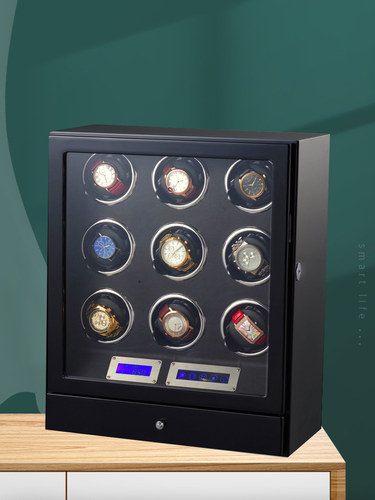 艾韩饰自动手表摇表器摆表器机械表盒静音手表盒晃表器家用转表器