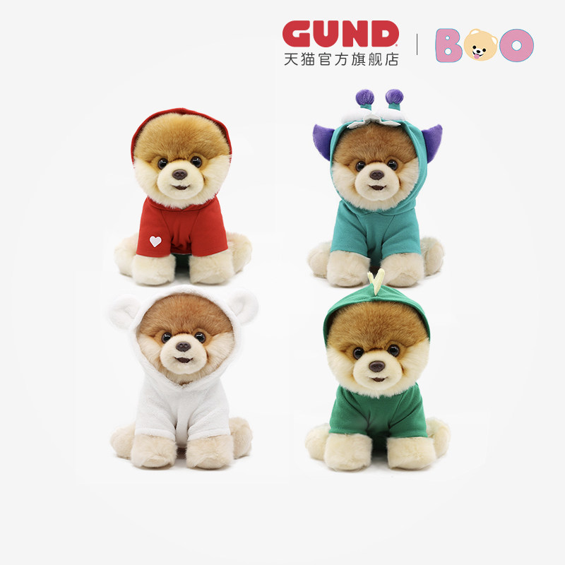 GUND狗狗毛绒玩具BOO小布博美犬玩偶公仔礼物怎么看?