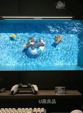 20张 4k超清 猫和老鼠电脑壁纸笔记本iPad平板电脑桌面图片蓝胖子