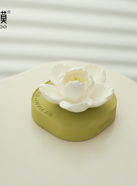 Homoo气质款车载扩香石浪漫女神樱花无火香薰自然淡香清新小礼物