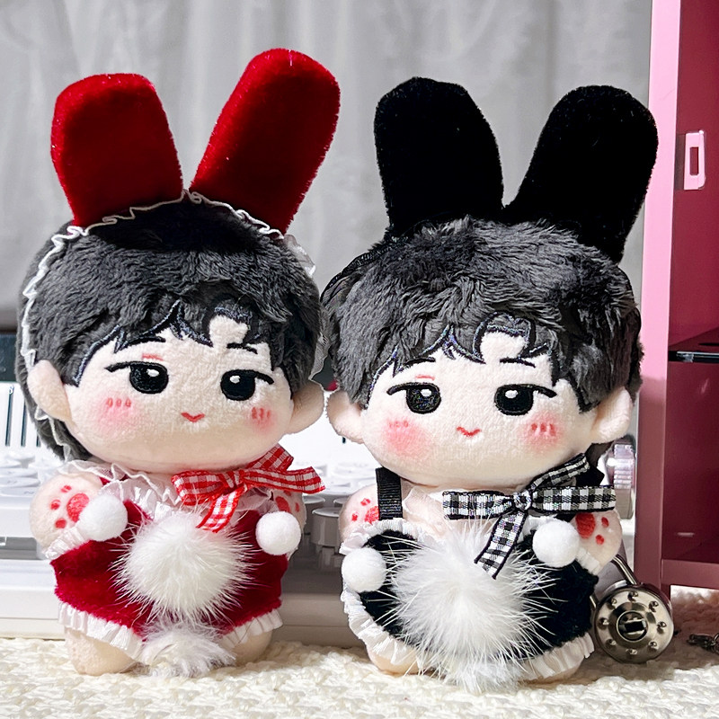 现货10cm娃衣20cm女仆装可爱禁欲兔子吊带棉花娃娃海星体换装配饰,模玩/动漫/周边/娃圈三坑/桌游,棉花娃娃/毛绒玩具娃衣,淘宝优惠券,粉丝福利购,淘宝优惠卷