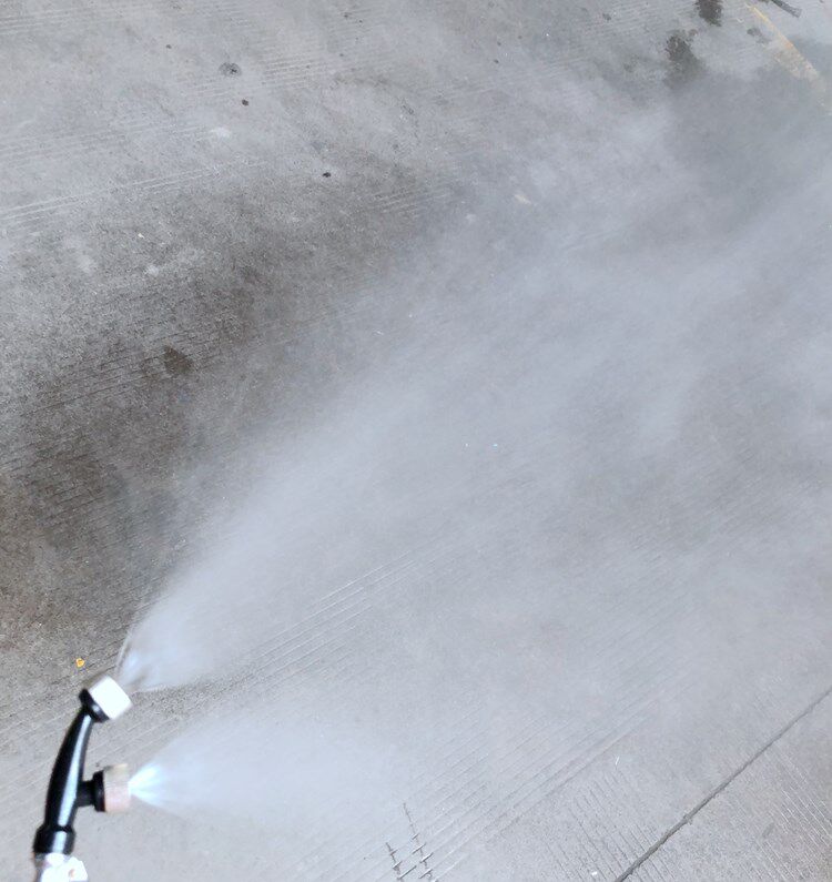 进口喷雾器喷头扇形双头双孔喷雾头打药机细雾喷头 农用 雾化喷头