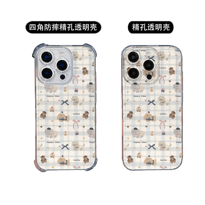 卡通壁纸  适用于iPhone16promax手机壳苹果17pro软vivo s18透明红米K90保护套iqoo8荥耀oppo find华为mate50
