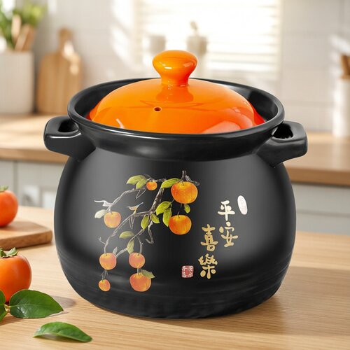 平安喜乐家用原创陶瓷砂锅煲