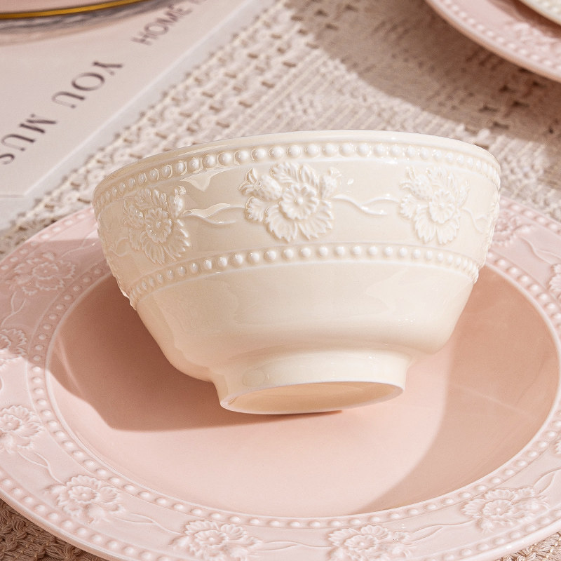 碗家用2025新款高颜值釉下彩陶瓷餐具碗盘碗碟家用碗筷组合乔迁,餐饮具,碗,淘宝优惠券,粉丝福利购,淘宝优惠卷