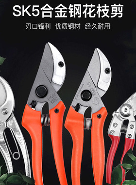 开拓 台湾制造树枝剪修枝剪整枝剪果树剪花枝剪 园林剪刀 110050