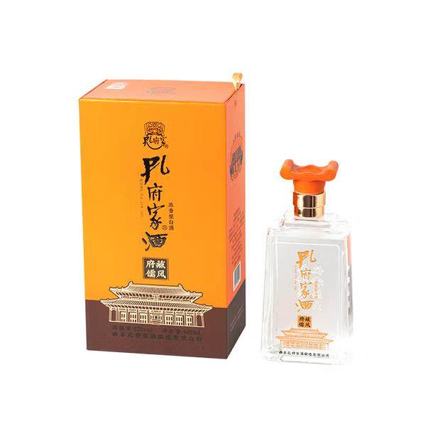 孔府家 府藏儒风酒38度52度白酒 高度白酒 500mlx4瓶装 浓香型酒