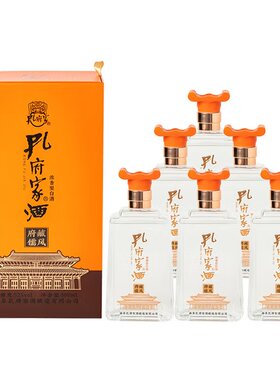 曲阜发货 孔府家 府藏儒风 52度500mlx6瓶 高度白酒 浓香型酒