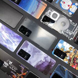 适用于RedmiK50Pro塑料后盖红米K50手机替换改装电池盖外壳屏透明