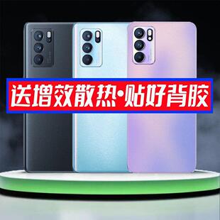 适用OPPO Reno6后盖RENO6PRO替换原装电池盖后壳外屏盖板背板更换