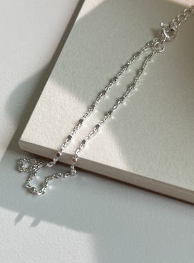 叠戴手饰S925银高级感小方块女