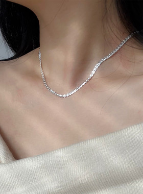 纯银日子切花情侣亮闪闪日常通勤