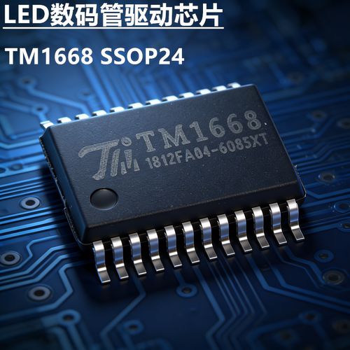 全新原装 TM1668 贴片 SSOP24 密脚 LED数码管驱动芯片 现货