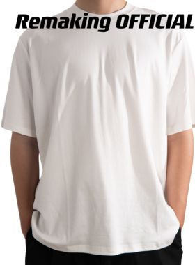 【ReMake】匹马棉液氨 T0级面料 40支短宽boxy短袖休闲宽松简约