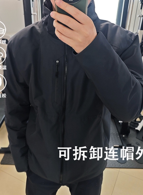 ReMake“商务Rall派克棉服”帽子可拆卸附膜全压胶三防