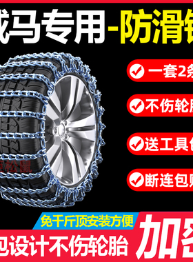 威马E5/EX5/W6/EX6/215/225/50/55/60/45/R17/R18/R19汽车防滑链