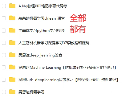 deeplearningai/吴恩达机器学习深度学习/python视频教程中文字幕