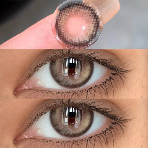 泰式混血美瞳女棕色日抛10片欧美小直径大正品官网旗舰店芭达棕