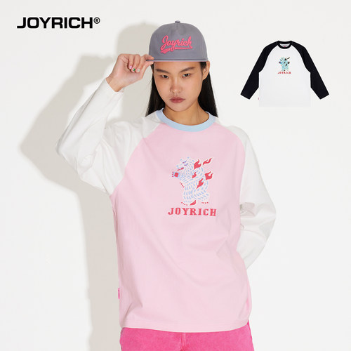 JOYRICH美式街头多眼熊长袖T恤