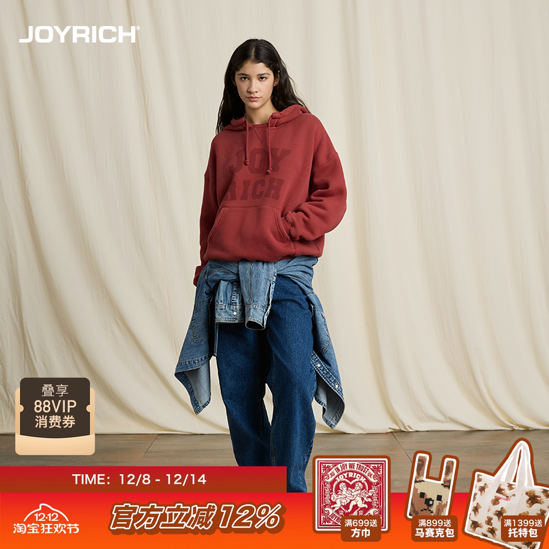 JOYRICH美式复古连帽卫衣