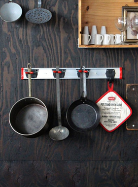 德国制Bruns铝收纳架家庭厨房园艺工具存储多功能组合挂钩工作室