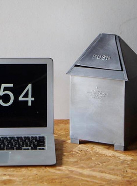 桌面垃圾桶日本进口PUEBCO复古创意废纸桶卧室书房小号桌面置物盒