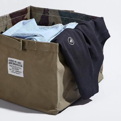 日本PUEBCO收纳袋杂物正方形大号