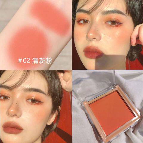 单色腮红刷子少女心自然防水元气哑光细闪高光显白裸妆学生款胭脂