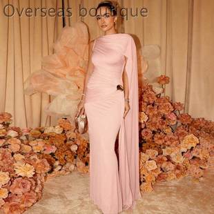 Ribbon pleated long skirt dress修身收腰飘带褶皱长裙连衣裙女