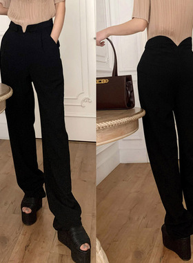 【LAMBO 特】3米腿长！独特弧形 桃心腰 V型腰 亚麻 长裤/短裤