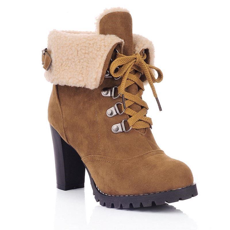 Big size Women Winter Martin ankle Boots High heels shoes Bootin the Women's Shoes, Sandals  category - from Buy2taobao.com to provide professional Taobao agent buy service