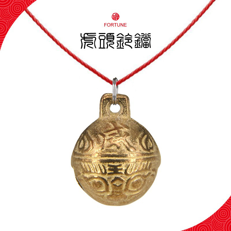 狗狗铃铛吊坠虎头铜铃铛泰迪金毛发声防丢挂饰狗牌猫牌宠物饰品