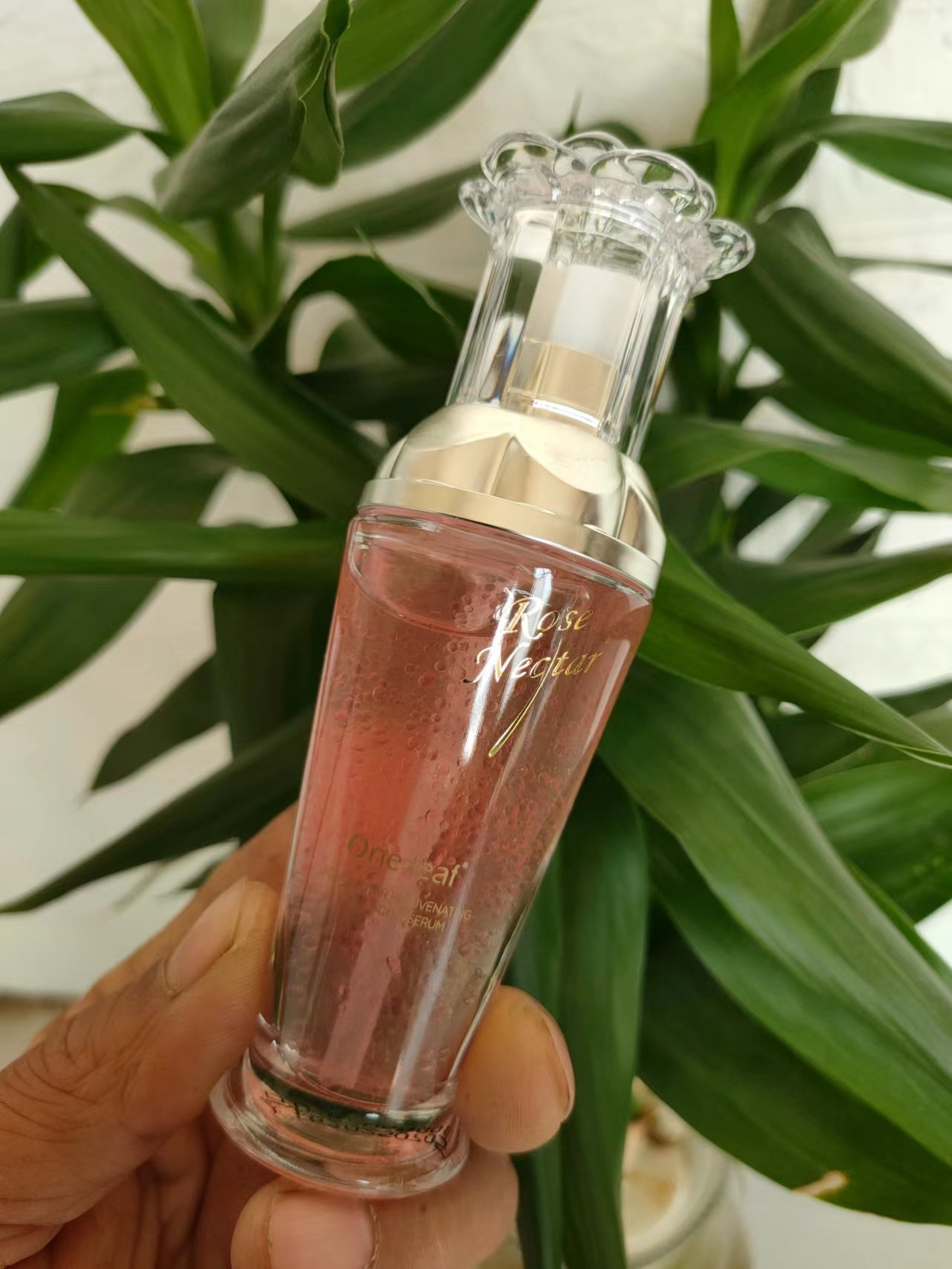 一叶子破壁玫瑰花蜜亮润精华液提亮肤色改善暗沉收缩毛孔正品包邮