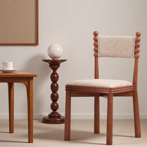 法式实木餐椅家用复古