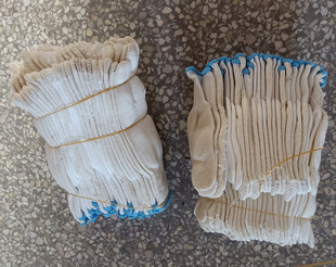 维修用二级品劳保棉线尼龙手套残次品手套修车干活专用手套60双包