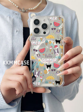 适用于苹果磁吸镜面手机壳华为Mate60Pro+保护套Pura70个性iPhone15Plus新款Pura70Pro+防摔小米14Pro创意