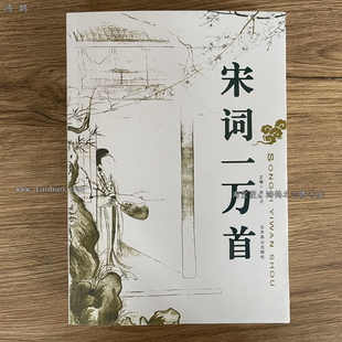 宋词一万首 全宋词精选 宋词鉴赏 宋词三百首赏析 中国古诗词