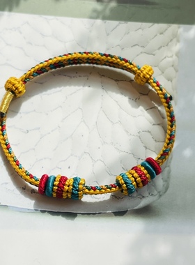 故宫配色八股编线圈可拆卸diy穿三毫米以上孔径转运珠挂件手绳