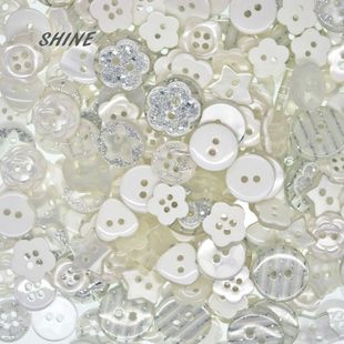 Randomly12 Buttons Mixed Resin 15mm 50pcs KIDS 20Patterns