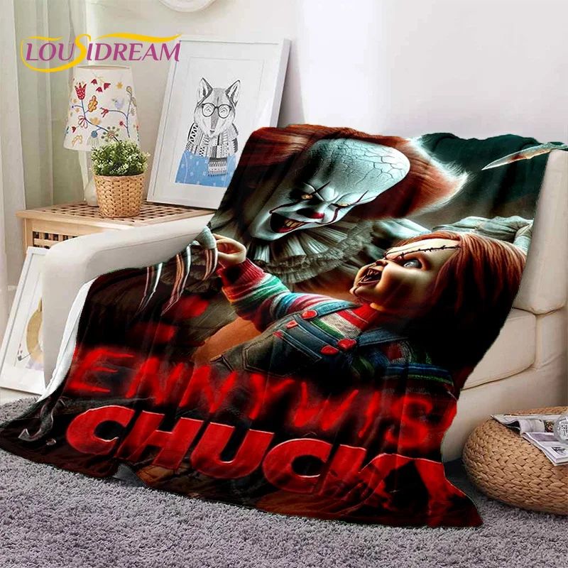 Horror Movie Chucky Pennywise Halloween Saw Character Blanke