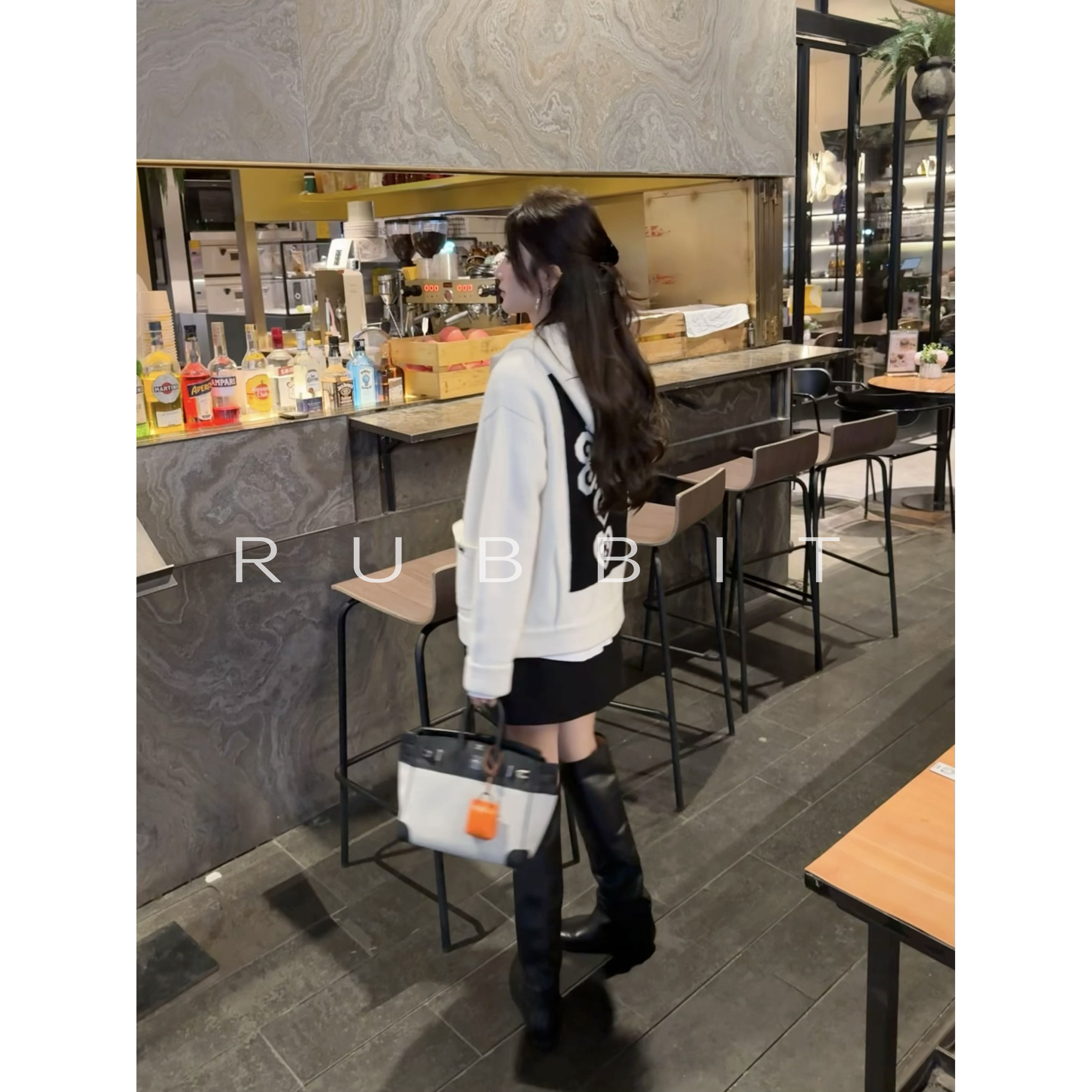 RUBBIT CHIC 重工提花羊绒羊毛针织 连帽休闲中长款大开衫外套,女装/女士精品,毛衣,淘宝优惠券,粉丝福利购,淘宝优惠卷